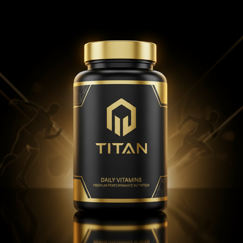 TITAN Multivitamin - Black & Gold Daily Essentials