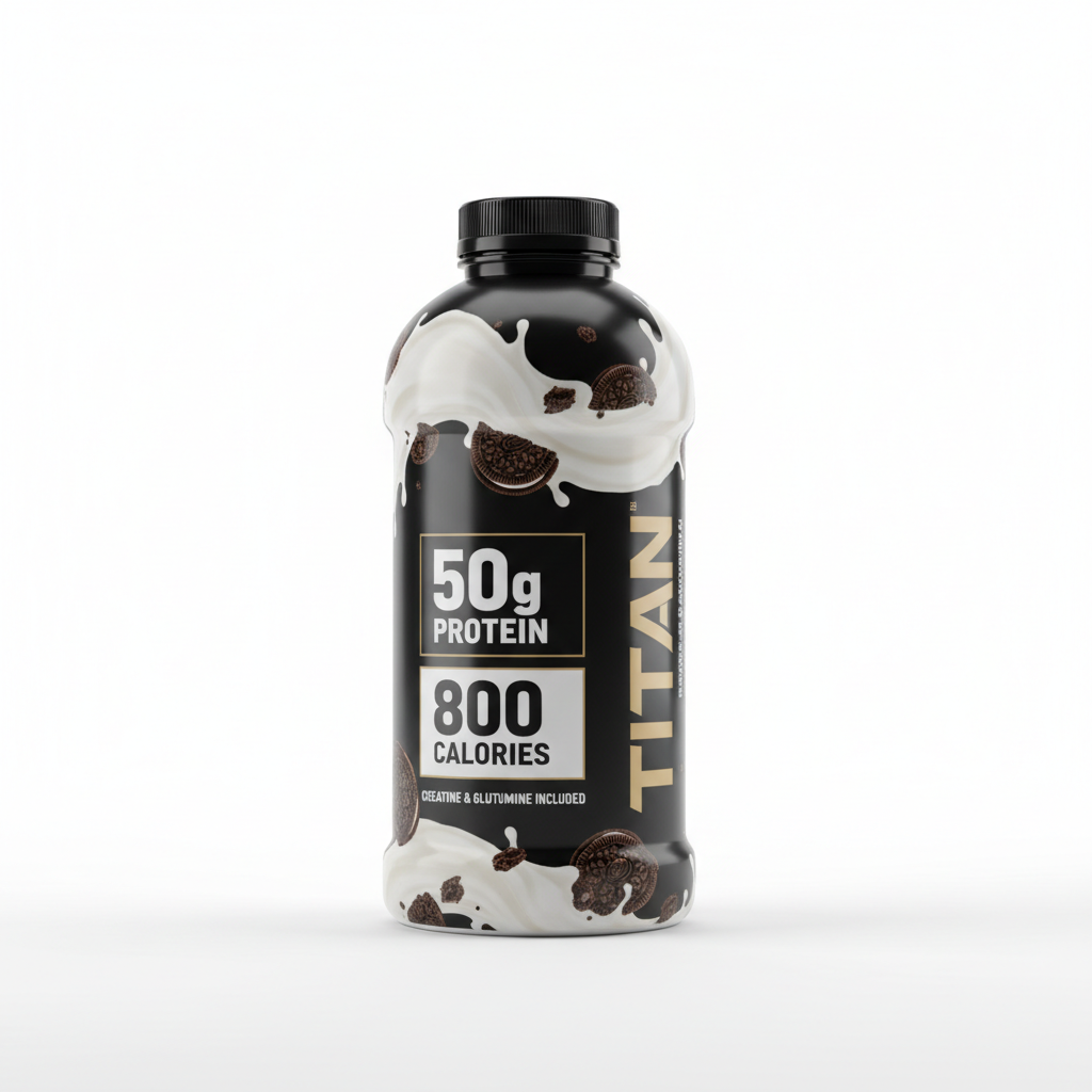 TITAN Mass Gainer Shake - Cookies & Cream 50g High-Cal