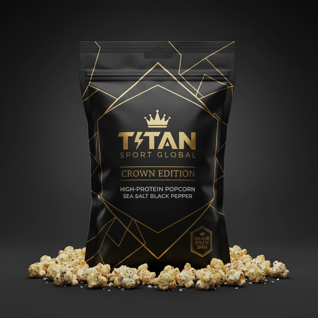 Sea Salt Black Pepper Protein Popcorn — TITAN SPORT GLOBAL