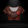 Women's Crop Top — Boss Queen — Crown Edition