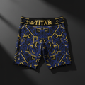 TITAN Men's Compression Shorts - 9" Inseam Performance Shorts