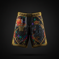 TITAN Men's Basketball Shorts - Crowned Panther Crown Edition Design