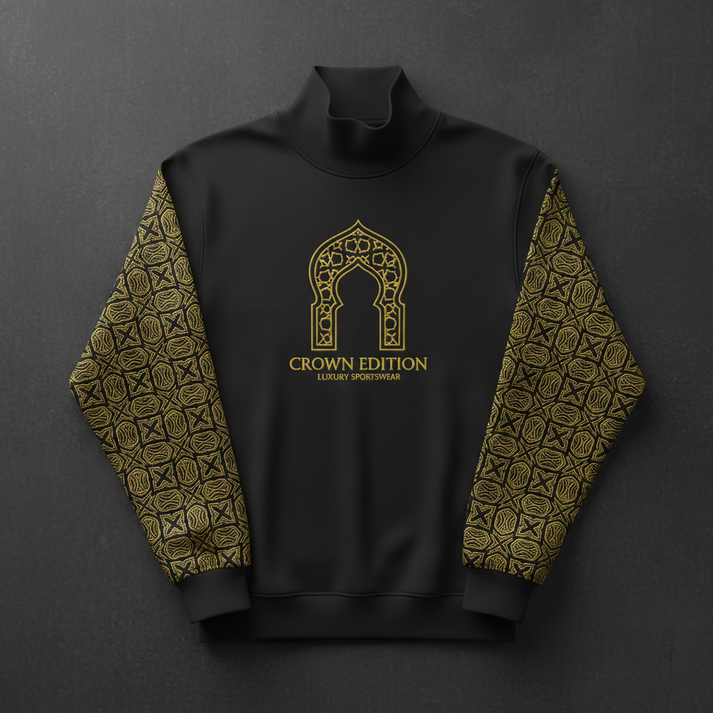 TITAN Moorish Andalusian Crewneck Turtleneck — Al-Andalus Edition
