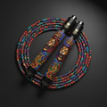 TITAN Crown Edition Speed Jump Rope — Crown Edition matte black and gold handles