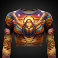 TITAN Women’s Golden Scarab Desert Storm Long Sleeve Crop — Khepri Edition