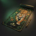TITAN Yoga Mat Premium Non-Slip Eco-Friendly 6mm Thick TPE with Alignment Marks and Carrying Strap