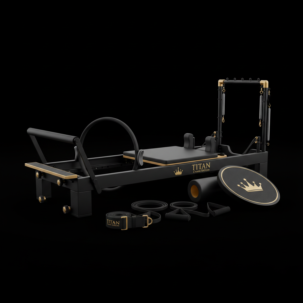 TITAN All-In-One Pilates Athlete's Core & Posture Home Gym Kit — Crown Edition
