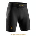 TITAN Compression Shorts - Black Performance