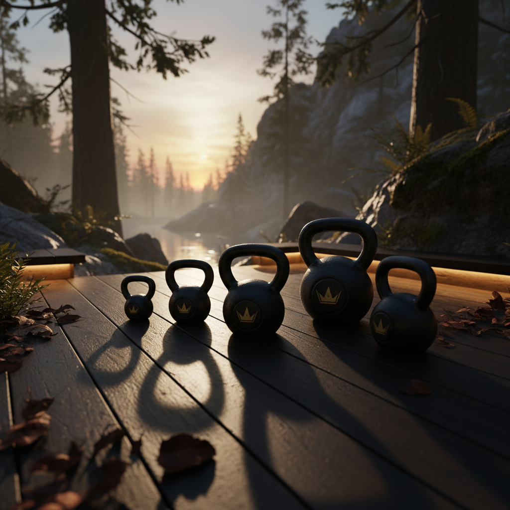 TITAN Off-Grid Kettlebell Set Crown Edition