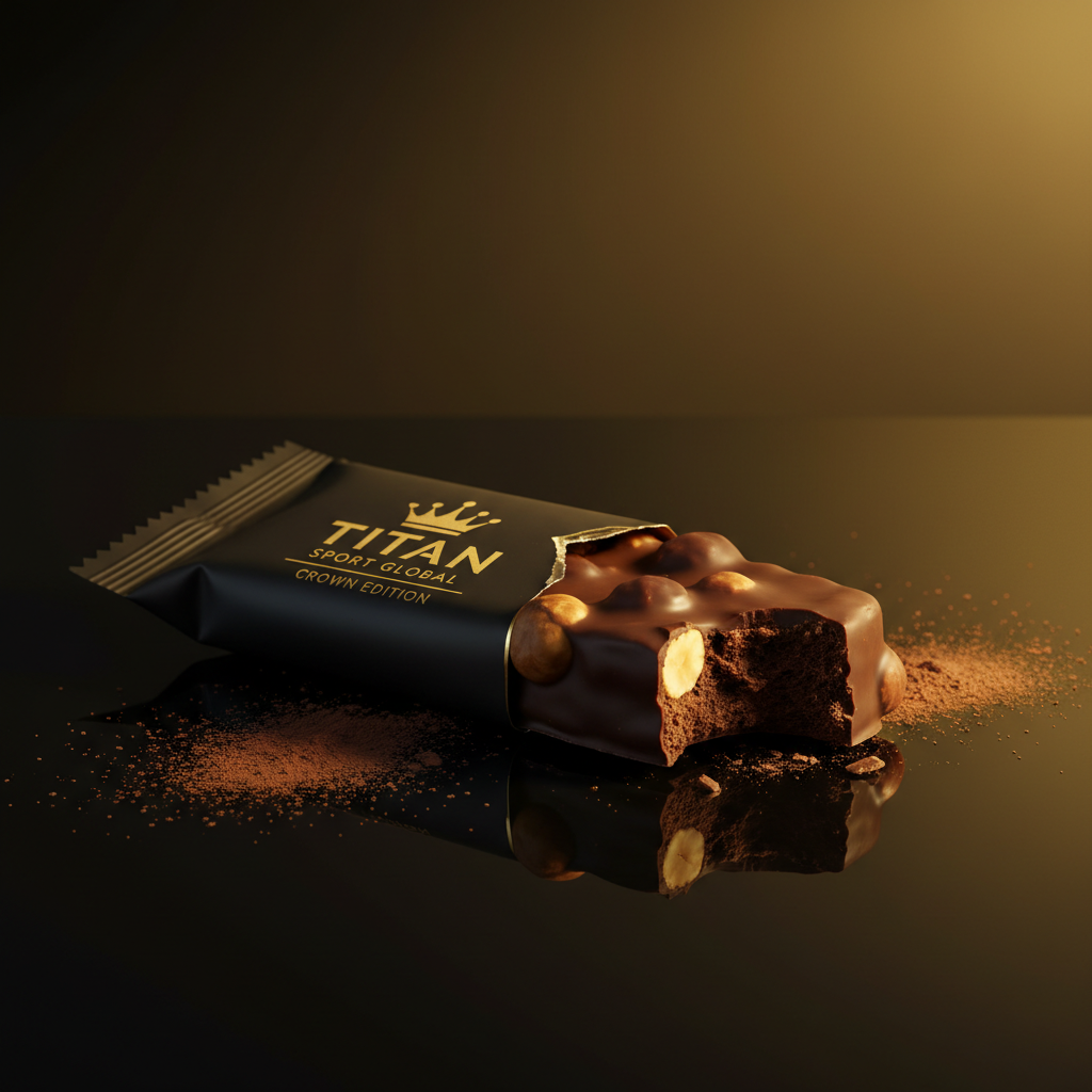 TITAN Crown Dark Chocolate Macadamia Nut Protein Bar - Crown Edition