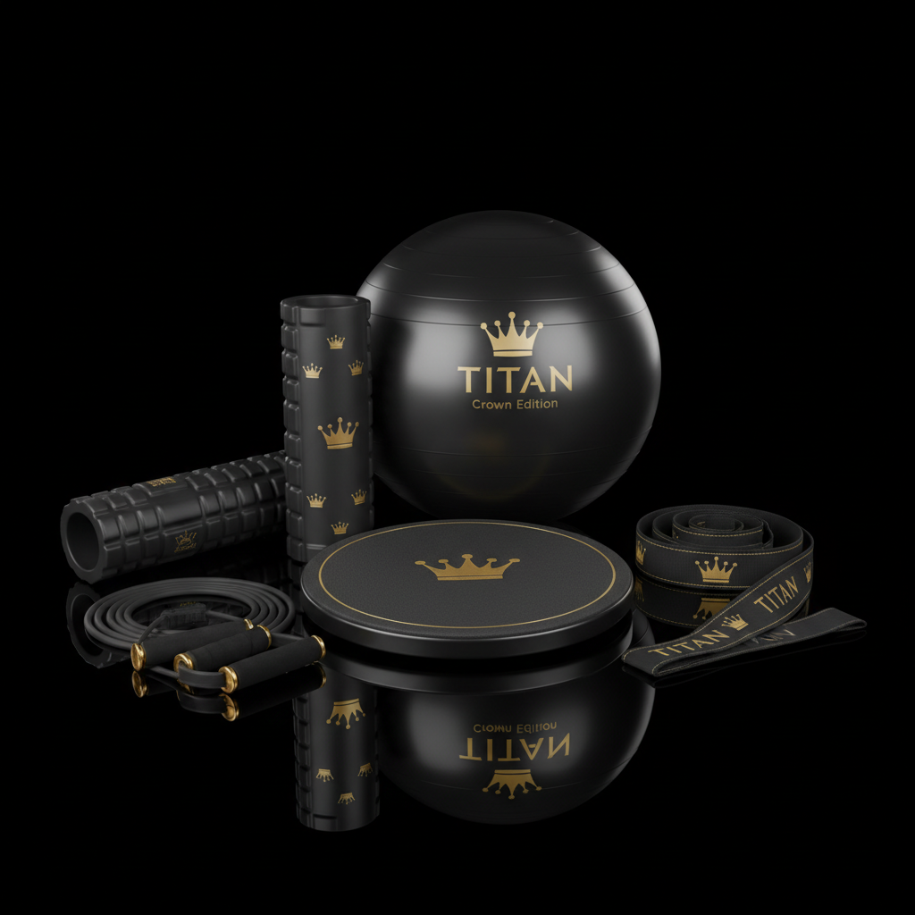 TITAN All-In-One Equestrian Rider's Core & Balance Home Gym Kit — Crown Edition