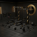 TITAN All-In-One Basement Home Gym Setup Crown Edition