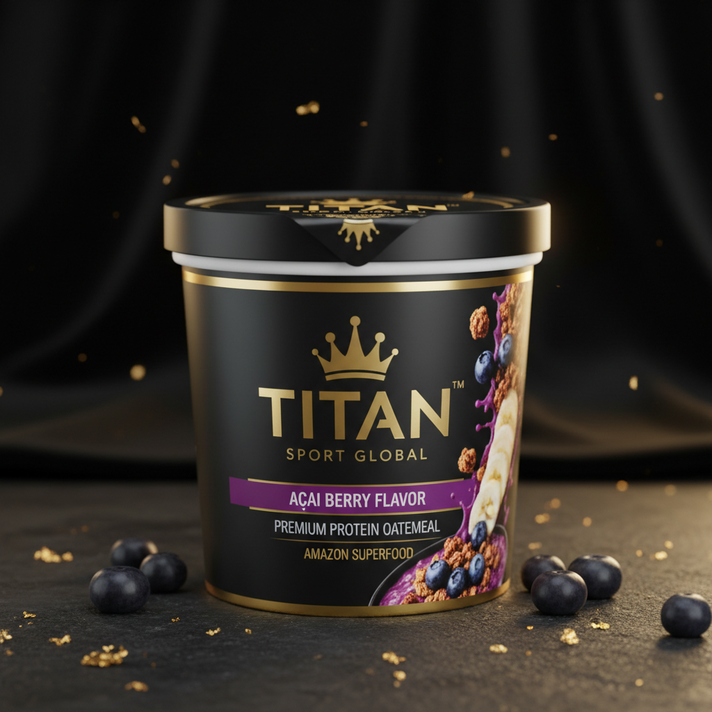 Crown High-Protein Acai Berry Oatmeal Cup