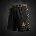 TITAN Crown Edition Rugby Shorts Matte Black Gold