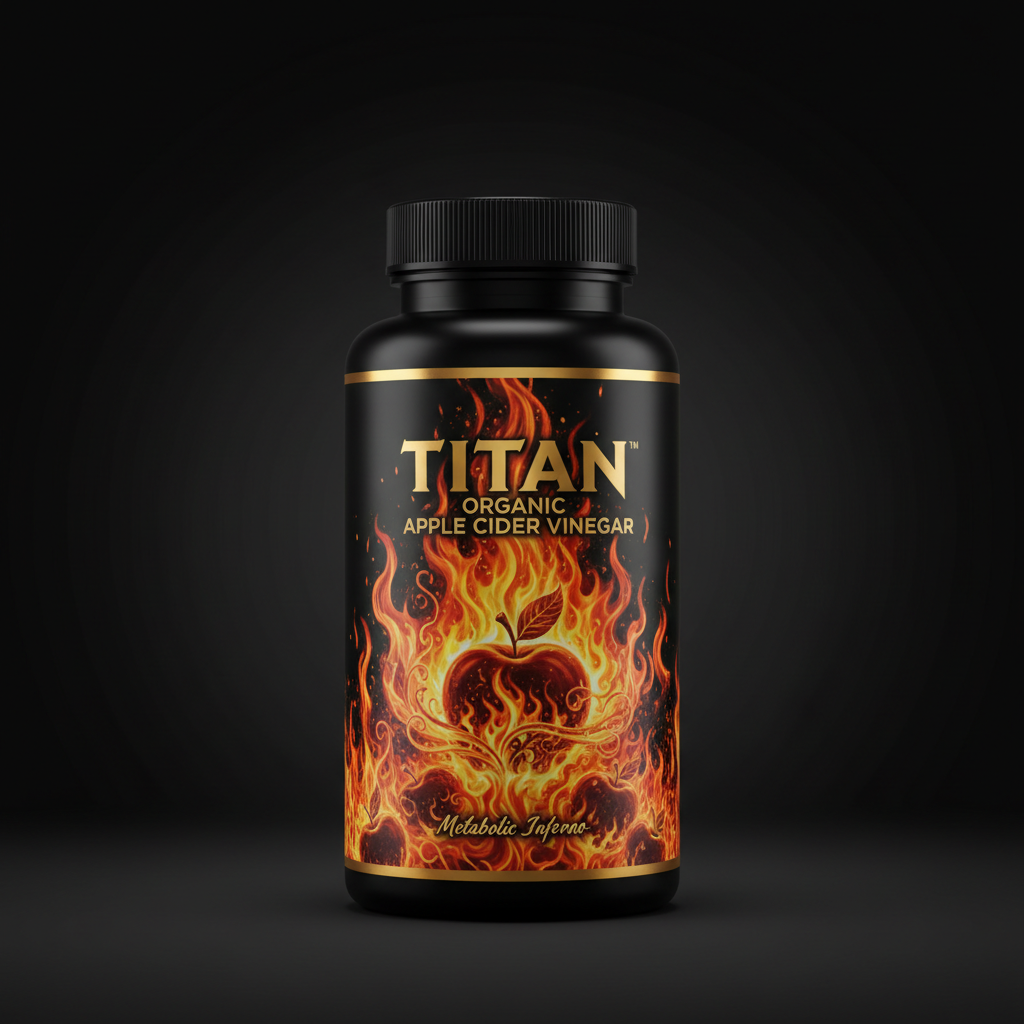TITAN Organic Apple Cider Vinegar - Metabolism & Detox Support