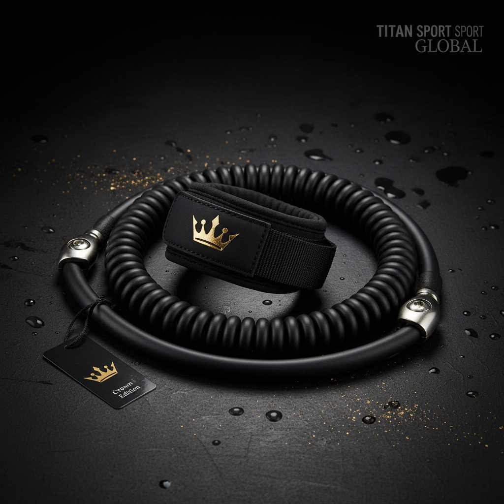 TITAN Pro Surfboard Leash Crown Edition