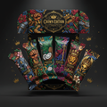 TITAN Protein Granola Bar Variety Pack 6 Flavors — Crown Edition bold tattoo-style artwork