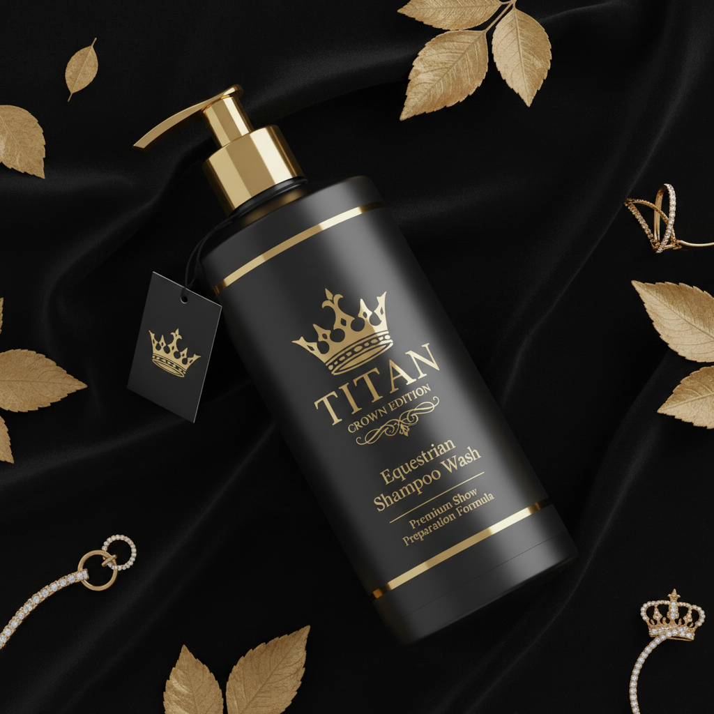 TITAN Crown Edition Equestrian Horse Coat Shampoo