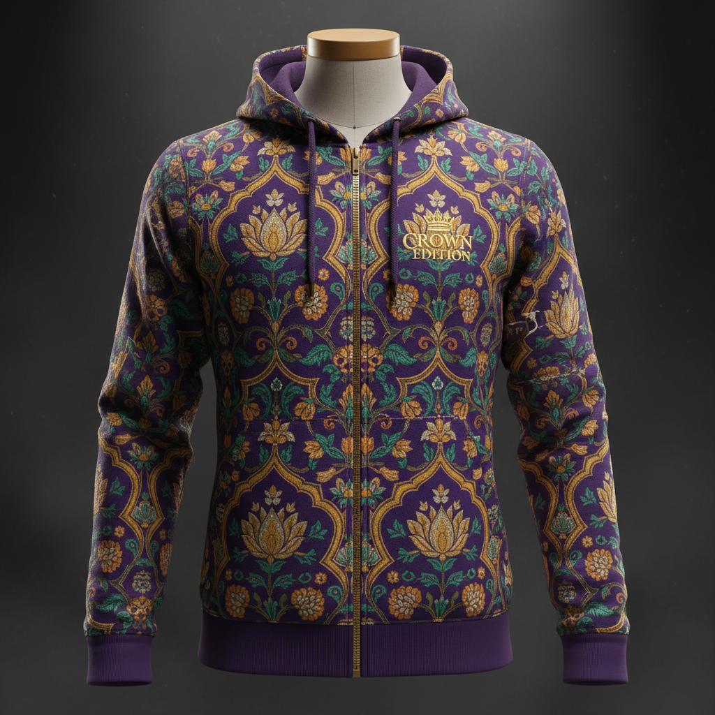 TITAN Mughal Empire Zip-Up Hoodie — Shahenshah Edition