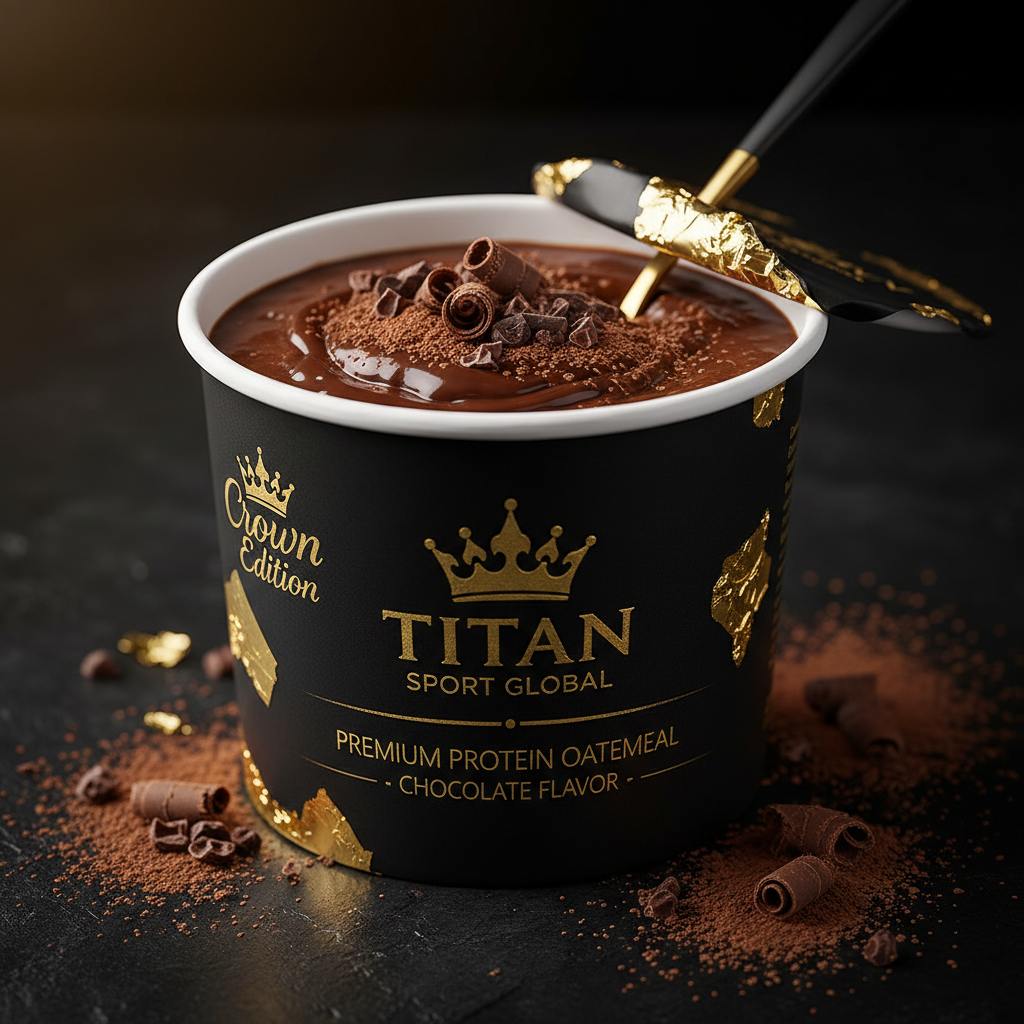 Crown High-Protein Dark Chocolate Oatmeal Cup