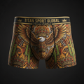 TITAN Crown Edition Men's Desert Eagle Boxer Briefs — Tan & Gold