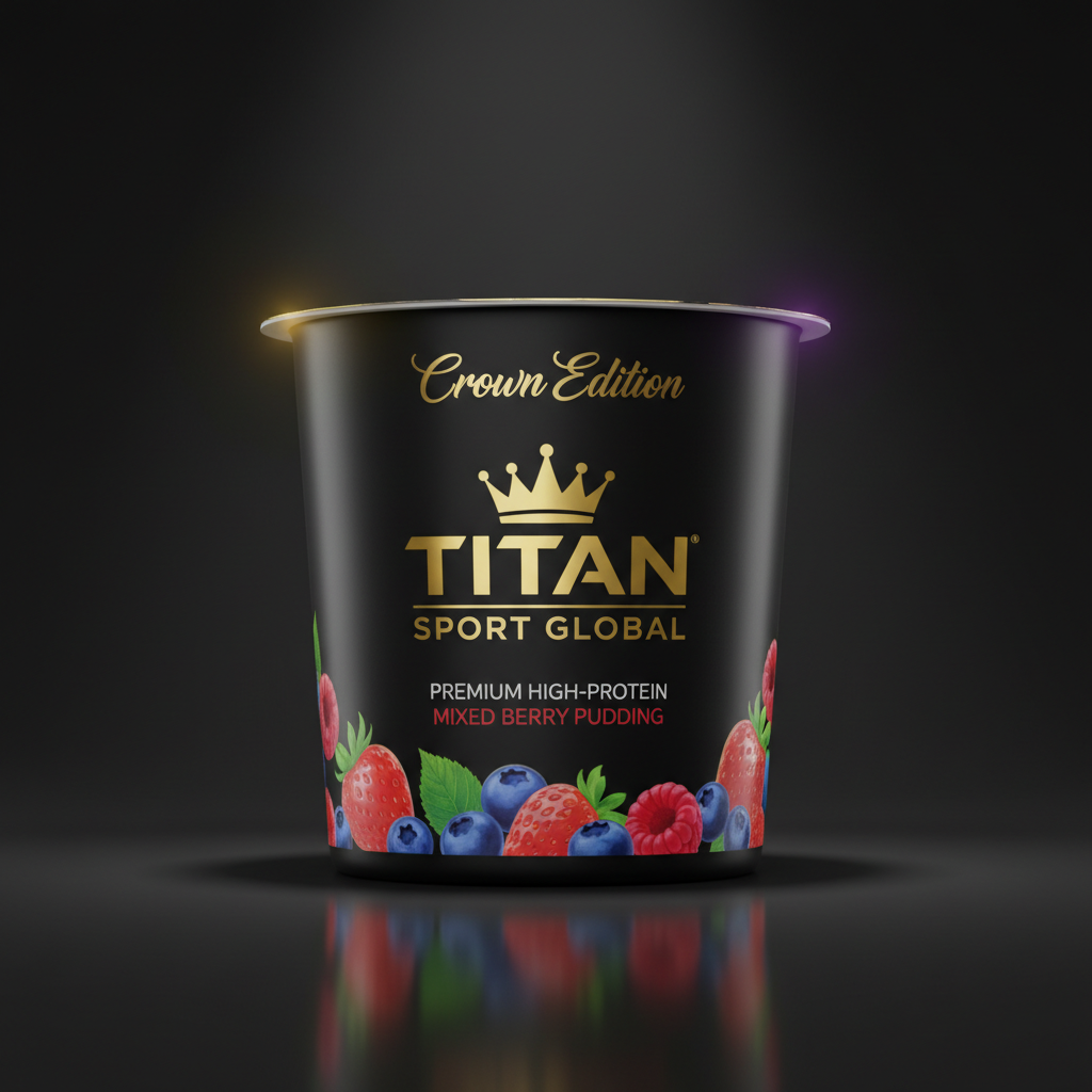 Crown Mixed Berry Protein Pudding Cup — TITAN SPORT GLOBAL