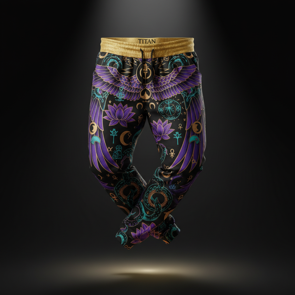 TITAN Plus Women's Goddess Isis Wings Joggers — Spiritual Crown Edition sizes 1X–5X