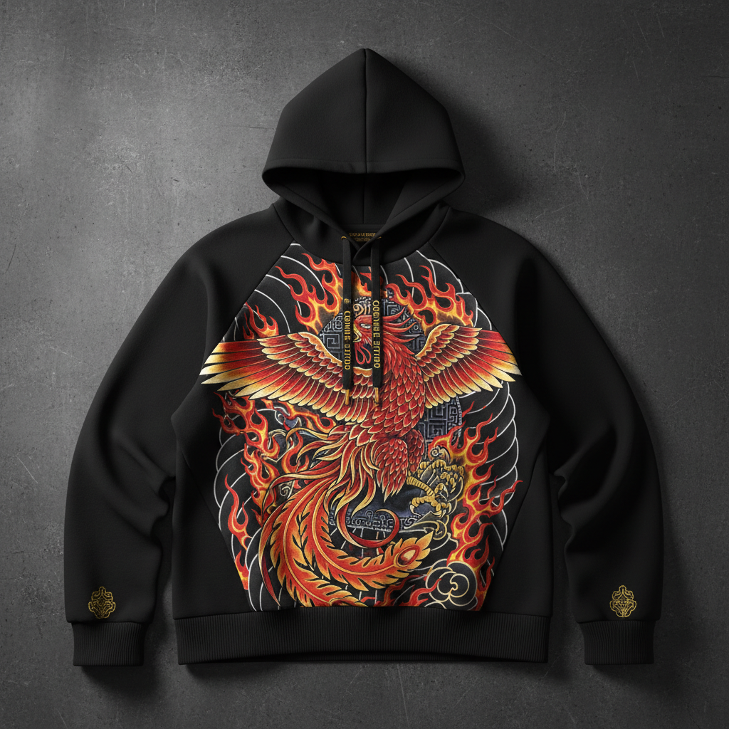 TITAN Women's Phoenix Fire Hoodie — Fenghuang Edition