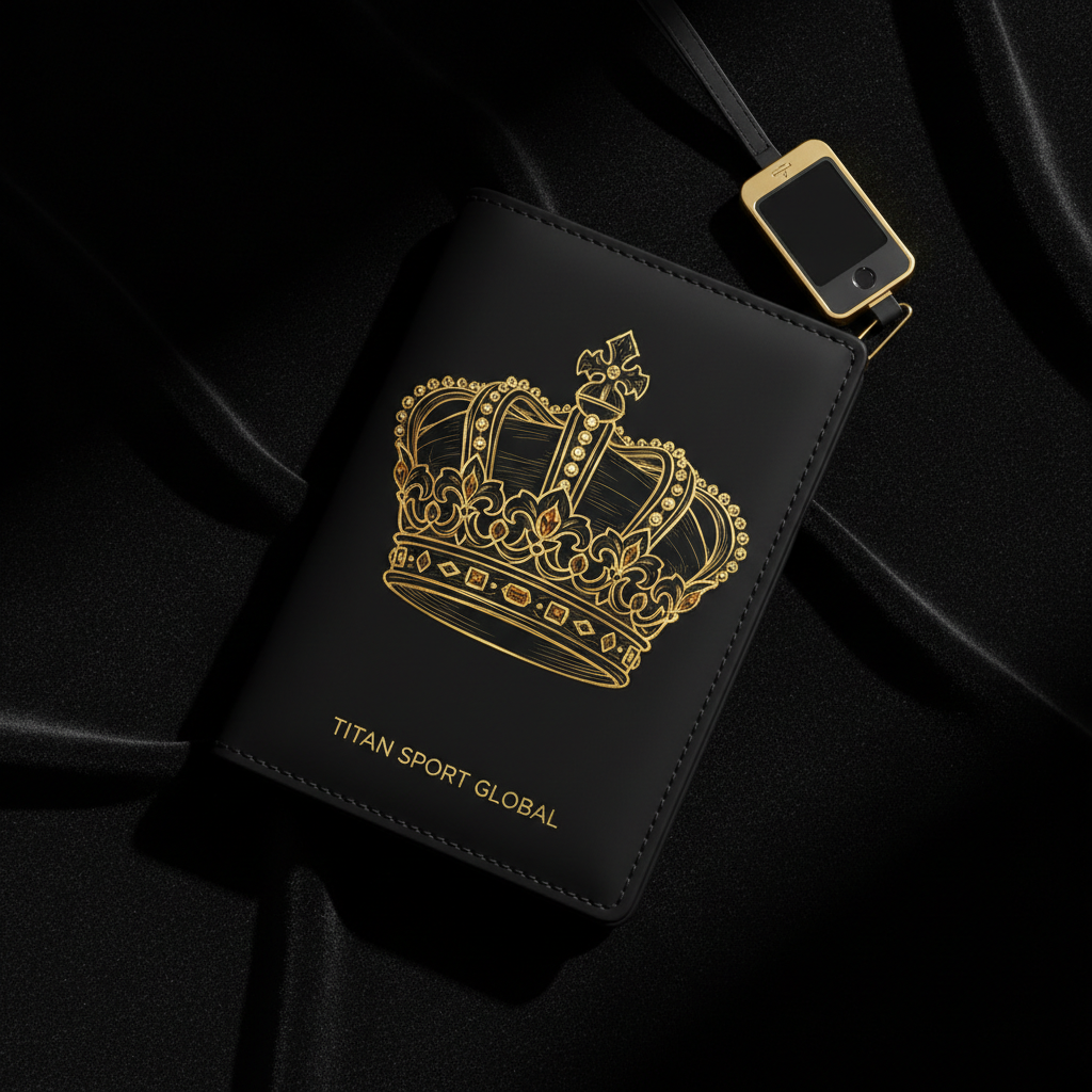 TITAN Passport & Travel Wallet Crown Edition QR Recovery