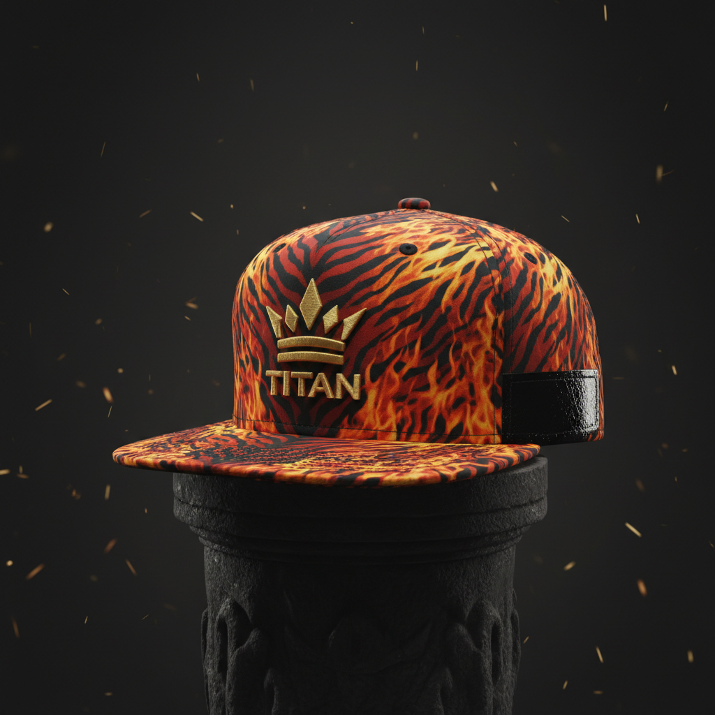 TITAN Snapback — Tiger Flame