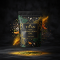 TITAN Organic High-Protein Mung Bean Dal — ultra-premium luxury editorial product shot