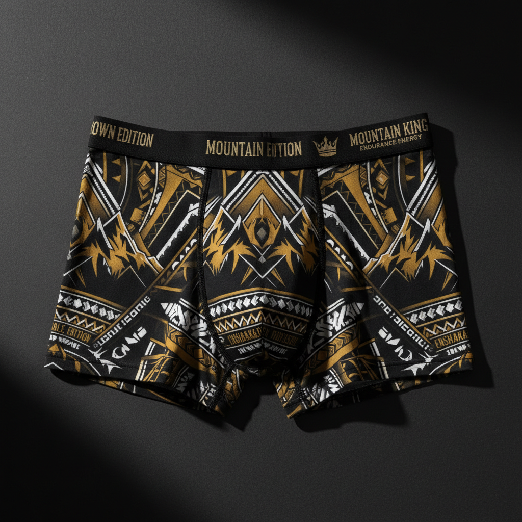 TITAN Men's Boxer Briefs Mountain King Crown Edition