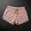 TITAN Women's Rose Gold Crown Athletic Shorts — Queen SWAG Edition