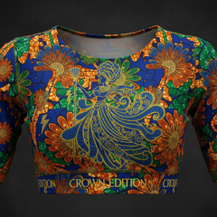 TITAN Women’s African Ankara Crop Top — Oya Edition