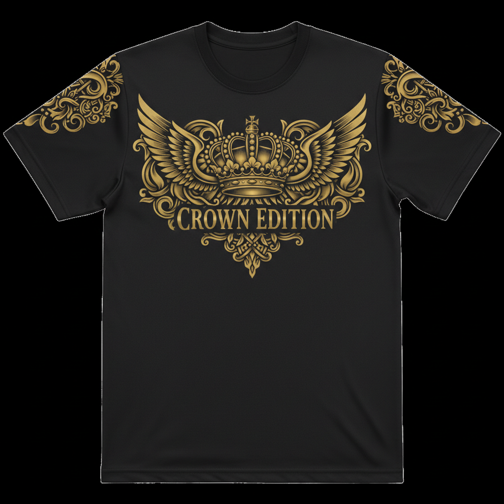 TITAN Crown Edition Men's Athletic Tee Tokyo Tattoo Art