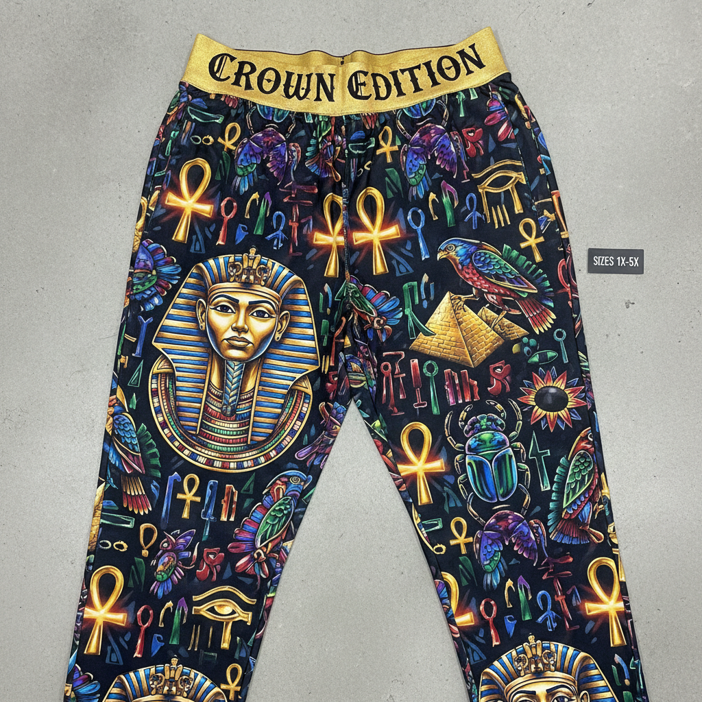 TITAN Plus Men's Pharaoh Legacy Joggers — Inclusive Crown Edition