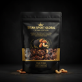 Crown High-Protein Black Sesame Dark Chocolate Almond & Cashew Clusters