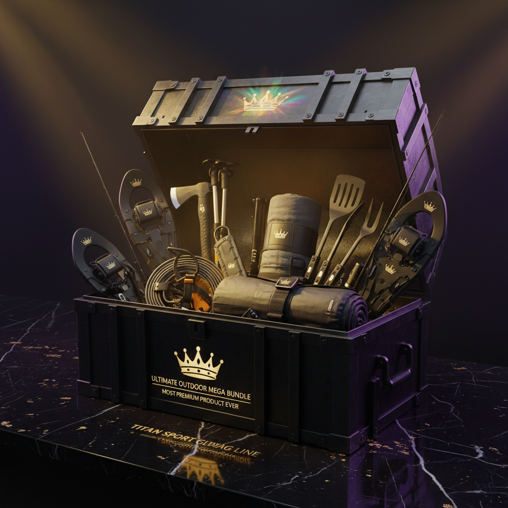 TITAN Crown EVERYTHING Outdoor Mega Bundle SWAG LINE Ultimate 50-Piece Collection