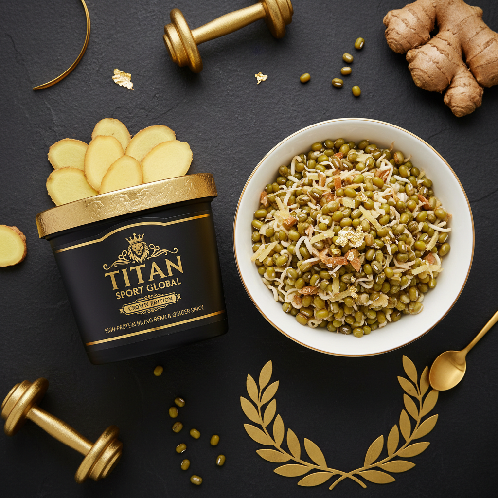 TITAN High-Protein Sprouted Mung Bean & Ginger Snack Cup