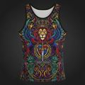 TITAN Crown Edition Men's Tattoo Art Compression Tank Top