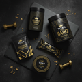 TITAN Full Day Fuel Stack — Pre-Workout, Protein, Electrolytes, Protein Bar & Recovery Tea flat lay