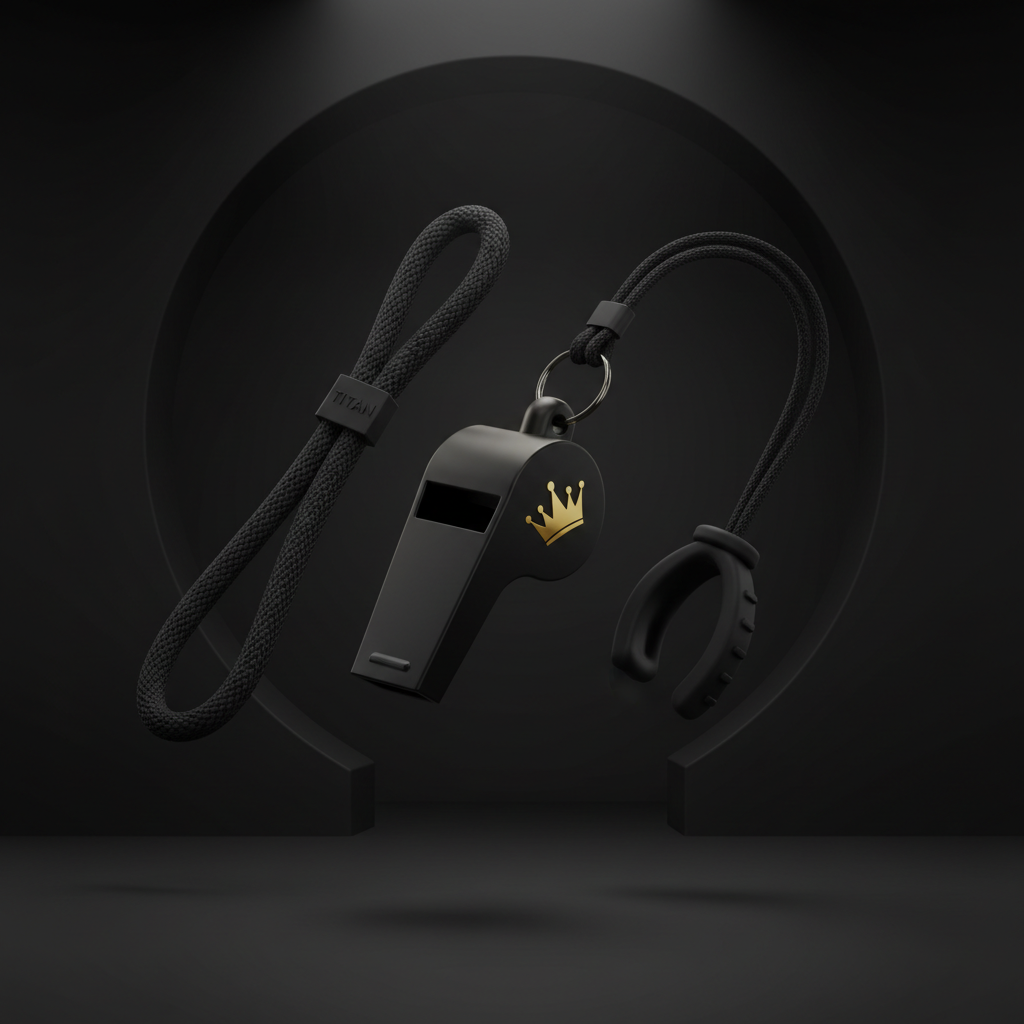 TITAN Gym Whistle Coach Set - Crown Edition