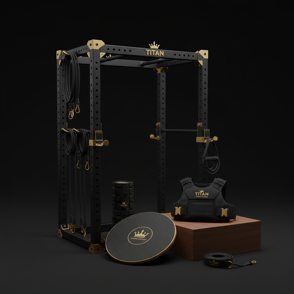 TITAN All-In-One Outdoor Hiker's Strength & Endurance Home Gym Kit — Crown Edition