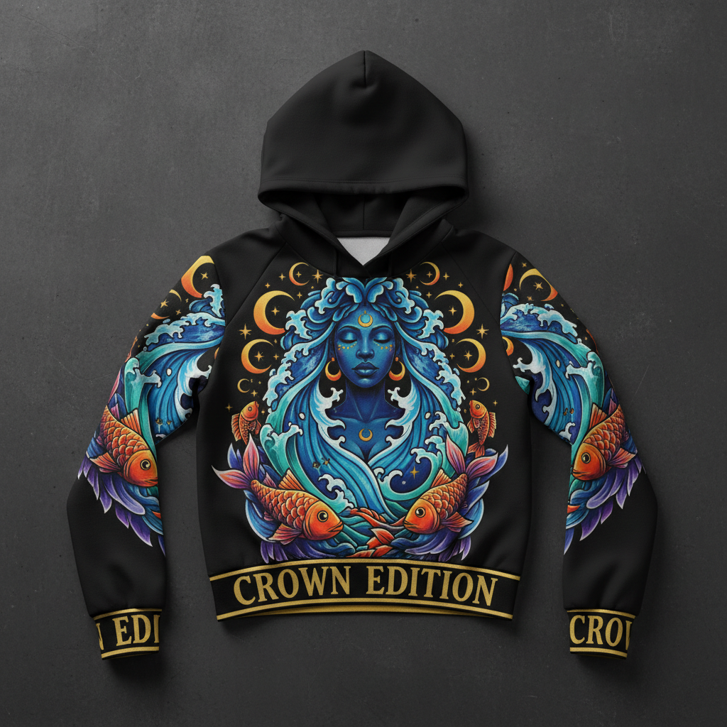 TITAN Women's Yemoja Ocean Mother Hoodie — Omi Edition