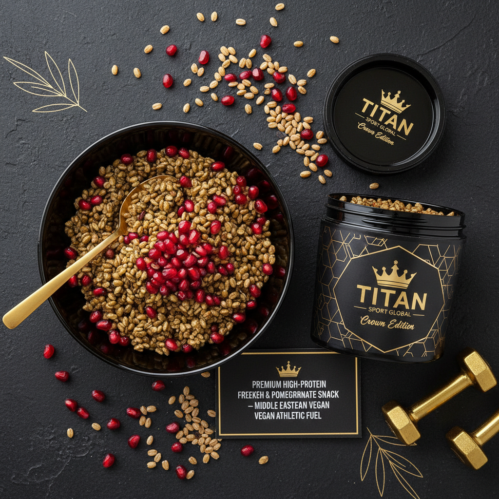 TITAN High-Protein Freekeh & Pomegranate Snack Cup