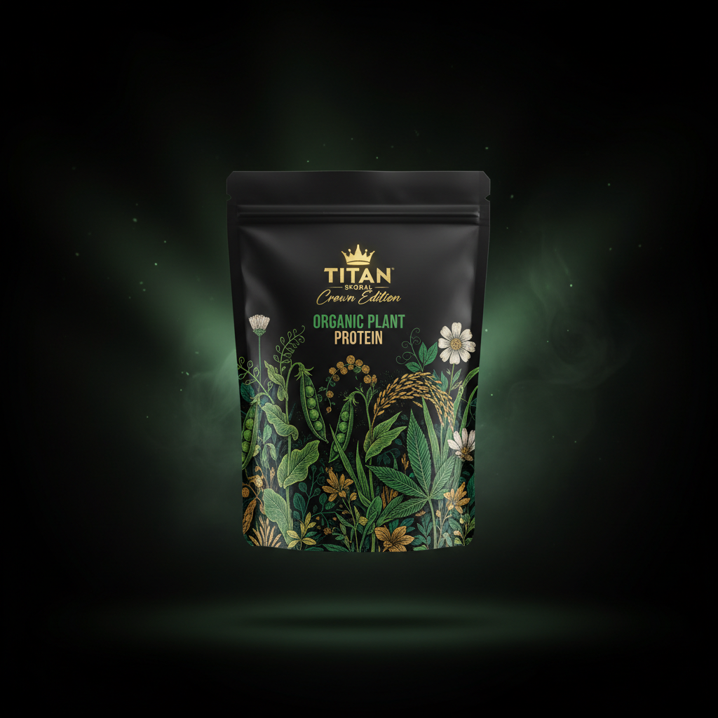 TITAN Organic Plant Protein - Crown Edition pouch shot