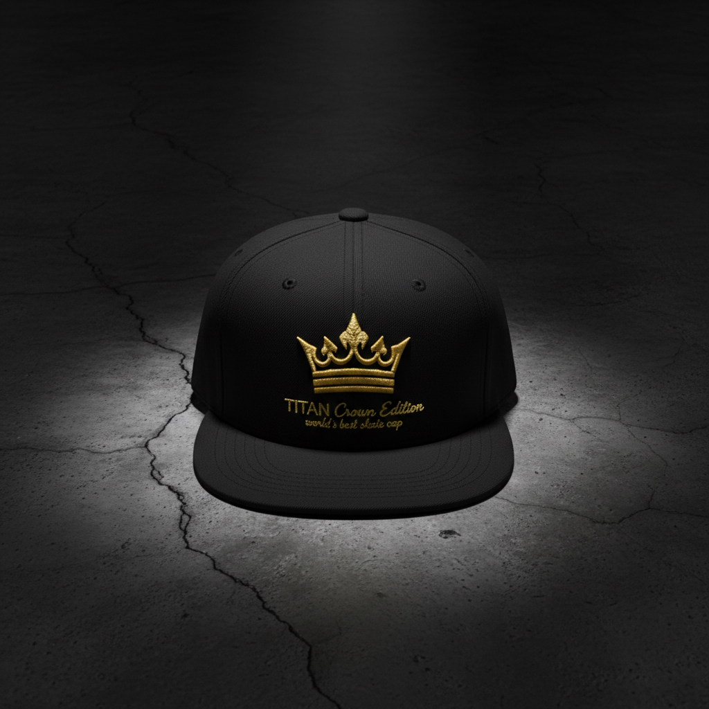 TITAN Crown Edition World's Best Skate Snapback Cap