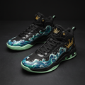 TITAN Men's Ocean Wave Crown Basketball Shoes flat lay