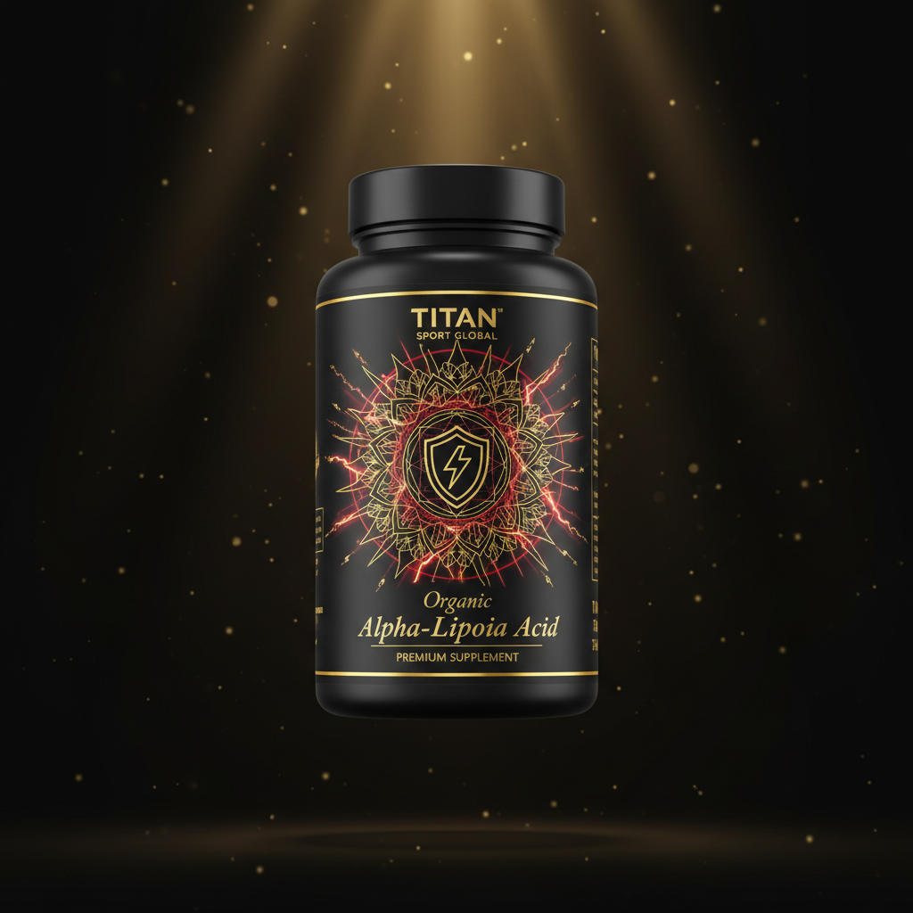 TITAN Organic Alpha-Lipoic Acid - Universal Antioxidant supplement bottle