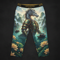 TITAN Vietnamese Dragon Ha Long Men's Lounge Pants Crown Edition — dragon in Ly Dynasty armor at Ha Long Bay anime art on matte black